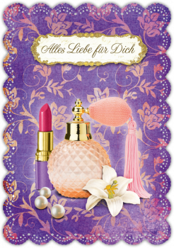 30033003 Grußkarte Romantique Glück & Glückwünsche