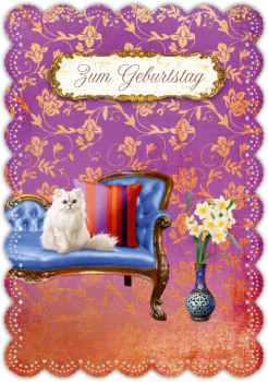 30033004 Grußkarte Romantique Geburtstag