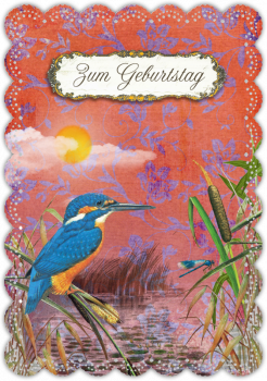 30033007 Grußkarte Romantique Geburtstag