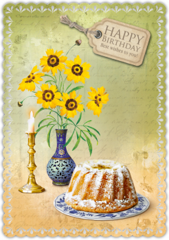 30033039 Grußkarte Romantique Happy Birthday