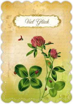 30033040 Grußkarte Romantique Glück