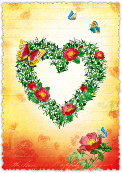 30033062 Grußkarte Romantique Herz