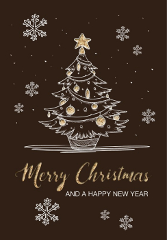 31020 Grußkarte paper deluxe "Merry Christmas and …"
