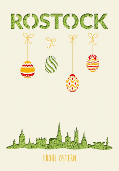31042 Grußkarte paper deluxe Rostock Ostern