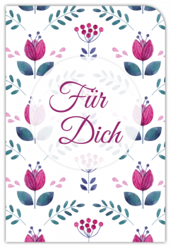 31106 Grußkarte Aquarell "Für Dich"