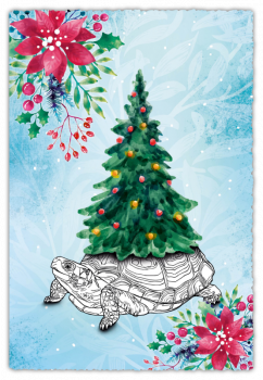 31319 Grußkarte Silver Line - Tannenbaum