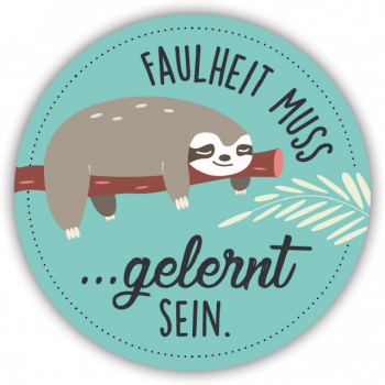 32101 Formmagnet "Faulheit …"