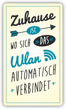 32106 Formmagnet "Zuhause ist …"