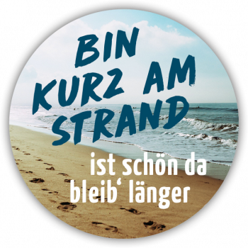 32183 Formmagnet Rostock Bin kurz am Strand