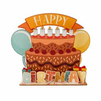 8101  Steckkarte "Happy Birthday"