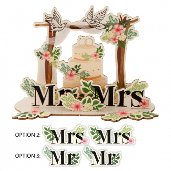 8109 Steckkarte "Mr&Mrs" "Mrs&Mrs" "Mr&Mr"