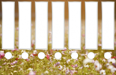 Ordnerrücken „Blumen“