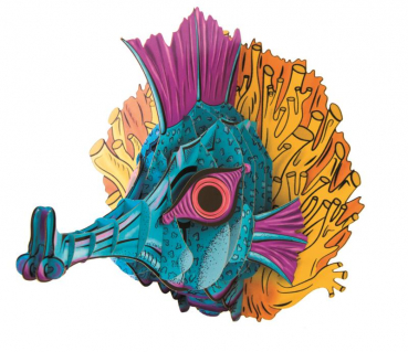 3D Tierkopf "Seepferdchen"