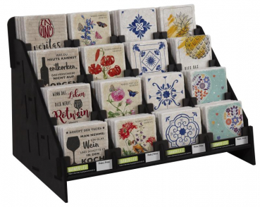 Tischdisplay Marmorfliesen 16x4 Motive MDF