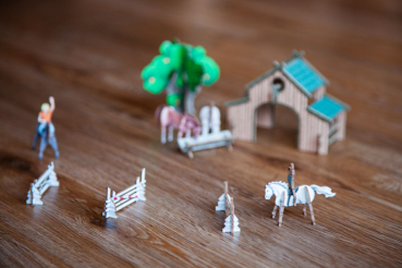 3D Bastelset "Pferderanch"