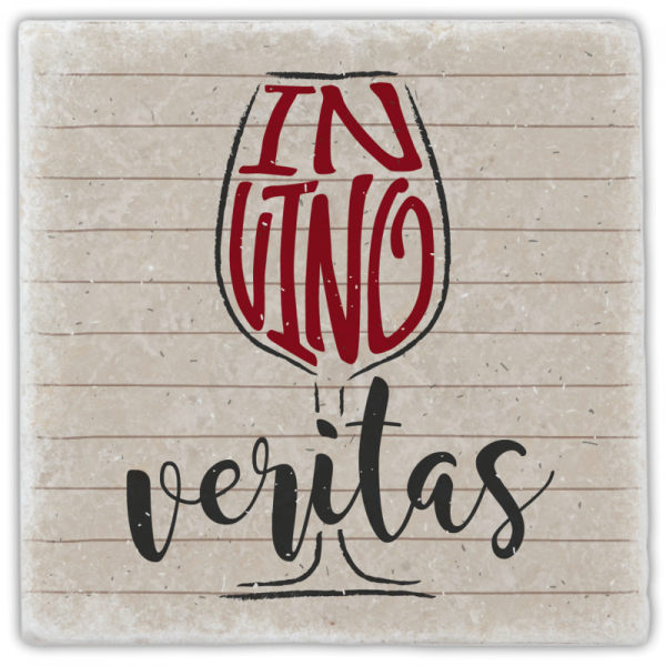 0949  Marmoruntersetzer "in vino veritas"