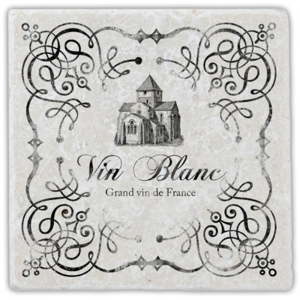 1026  Marmoruntersetzer "Vin Blanc"