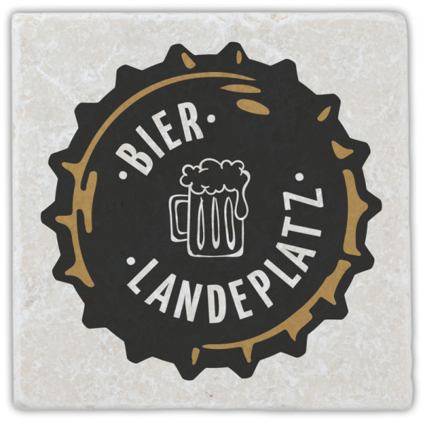 1039  Marmoruntersetzer "Bier Landeplatz"