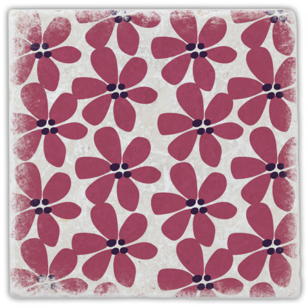 1047 Marmoruntersetzer Blumen