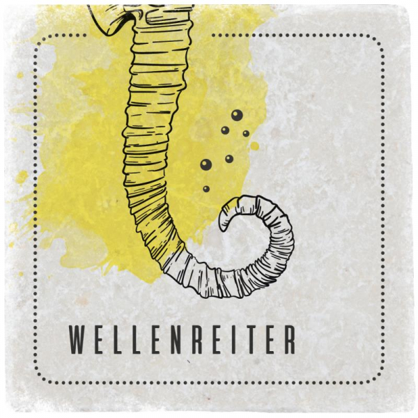 1076 Marmoruntersetzer "Wellenreiter 2/2"