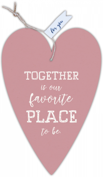 29101 Herzkarte unser Finne "Together is our…"