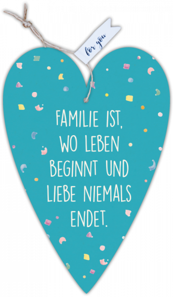 29105 Herzkarte unser Finne "Familie …"