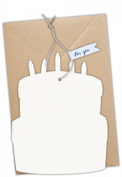 29217 Formkarte unser Finne "Happy Birthday"