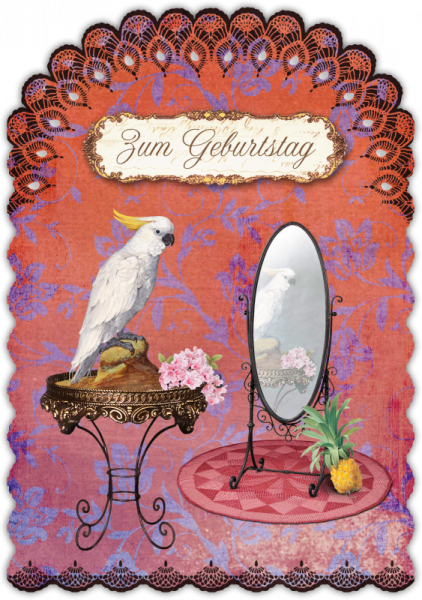 30033005 Grußkarte Romantique Geburtstag
