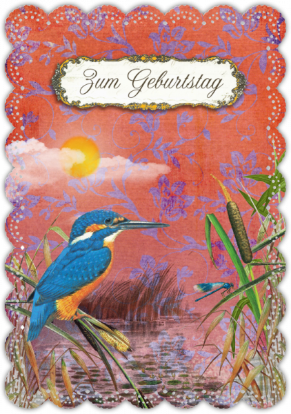 30033007 Grußkarte Romantique Geburtstag