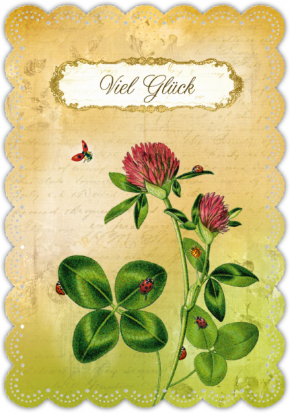 30033040 Grußkarte Romantique Glück
