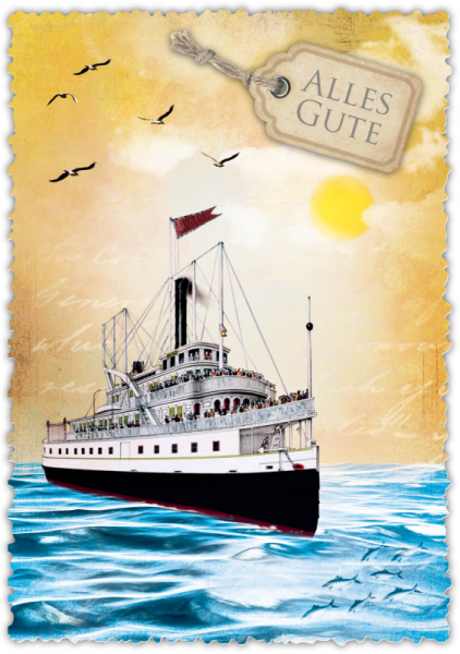30033091 Grußkarte Romantique Alles Gute