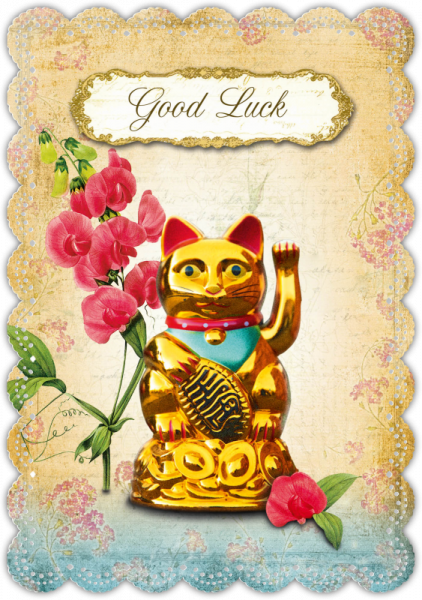30033092 Grußkarte Romantique Good Luck