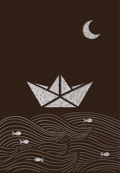 31005 Grußkarte paper deluxe - paper boat