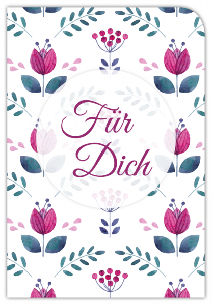 31106 Grußkarte Aquarell "Für Dich"