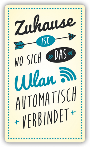32106 Formmagnet "Zuhause ist …"