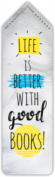 35005  Lesezeichen "life is better with …"