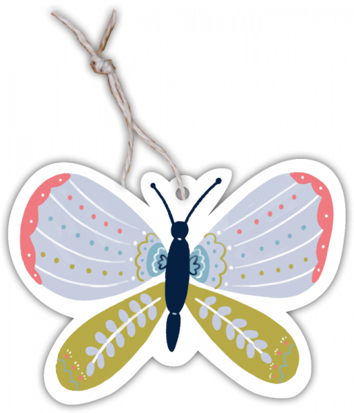 Geschenkanhänger Schmetterling