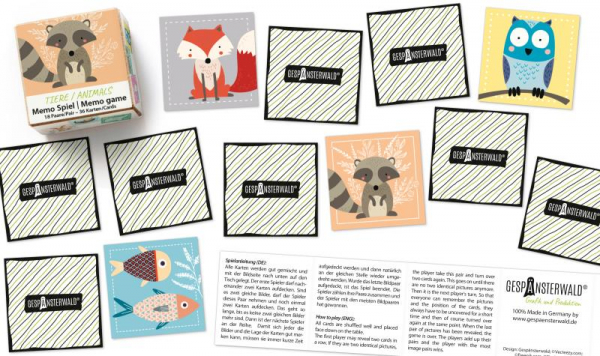 Memo „Tiere / Animals“