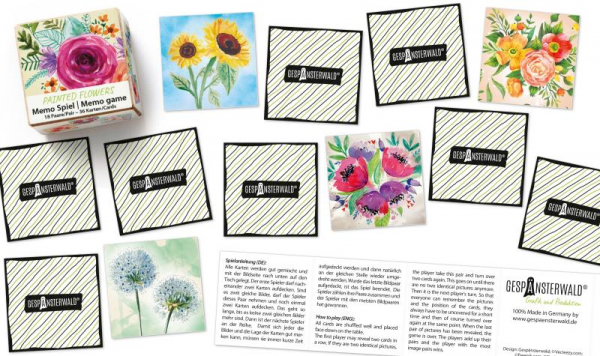 Memo „Painted Flowers“