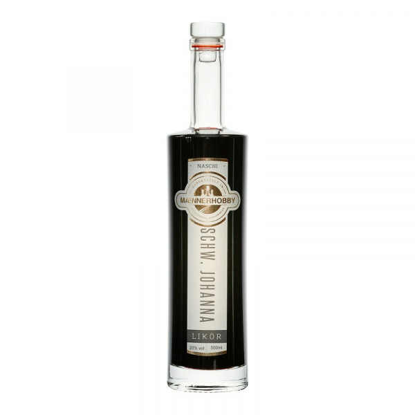 MH6-500  Naschi Likör schwarze Johannisbeere 20% vol. 500ml